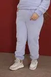 RENKTE GENİŞ KESİM AÇIK MAVİ PELUŞ TAKIM