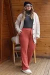 RENKTE KAŞKORSE ESNEK TARÇIN PANTOLON