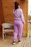 RENKTE GENİŞ KESİM EŞOFMAN TAKIMI