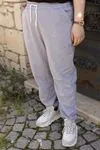 RENKTE BAĞCIKLI GENİŞ KESİM GRİ EŞOFMANALTI