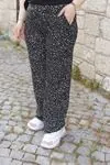 RENKTE DESENLİ ESNEK KAŞKORSE PANTOLON