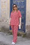 RENKTE GENİŞ KESİM DESENLİ HELEN TAKIM