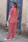 RENKTE GENİŞ KESİM DESENLİ HELEN TAKIM