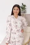 RENKTE DESENLİ UZUN KOL PİJAMA TAKIMI