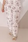 RENKTE DESENLİ KISA KOL PİJAMA TAKIMI