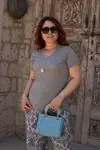 RENKTE KAŞKORSE GRİ ESNEK T-SHİRT