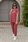 RENKTE ALT ÜST DESENLİ TAKIM