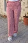 RENKTE DESENLİ DOKUMA STANDART PANTOLON