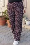 RENKTE DESENLİ DOKUMA STANDART PANTOLON