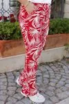 RENKTE DESENLİ DOKUMA STANDART PANTOLON