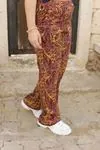 RENKTE DESENLİ DOKUMA STANDART PANTOLON