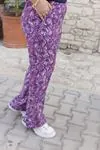 RENKTE DESENLİ DOKUMA STANDART PANTOLON