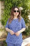 RENKTE GENİŞ KESİM DESENLİ HELEN TAKIM