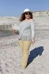 RENKTE İSPANYOL PAÇA ESNEK CAMEL PANTOLON