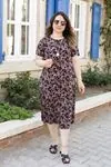 RENKTE STANDART BEDEN ELBİSE