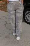 RENKTE DOKUMA BOL PAÇA STANDART PANTOLON