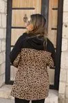 RENKTE BEL İPLİ LEOPAR DETAY TUNİK CEKET