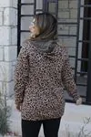 RENKTE ÖNÜ GARNİLİ LEOPAR DESENLİ TUNİK CEKET
