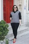 RENKTE V YAKA TRİKO GRİ SÜVETER