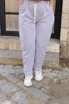 RENKTE GENİŞ KALIP GRİ EŞOFMAN ALTI