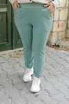 RENKTE ÇIMALI JOGGER YEŞİL EŞOFMAN ALTI