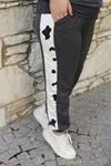 RENKTE BATTAL ORTASI DESENLİ EŞOFMAN TAKIMI