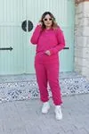 RENKTE ÖZEL ÜRETİM BATTAL PEMBE TAKIM