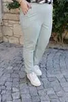 RENKTE ÇIMALI JOGGER AÇIK YEŞİL EŞOFMAN ALTI