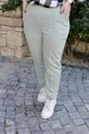 RENKTE ÇIMALI JOGGER AÇIK YEŞİL EŞOFMAN ALTI