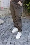 RENKTE KADİFE DESENLİ ALT ÜST TAKIM