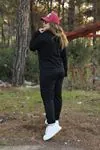 RENKTE BASKILI ÖZEL ÜRETİM SİYAH BATTAL TAKIM