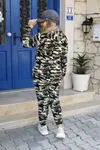 RENKTE DESENLİ POLAR ALT ÜST TAKIM