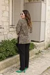 RENKTE GENİŞ KESİM ÜST DESENLİ TAKIM
