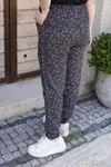 RENKTE DESENLİ BATTAL DOKUMA PANTOLON