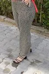 RENKTE ALT DESENLİ ŞAL PAÇA ALT ÜST TAKIM