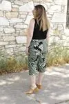 RENKTE KAŞKORSE BATTAL ESNEK DESENLİ KAPRİ