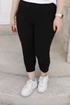 RENKTE BATTAL SİYAH KAPRİ TAYT