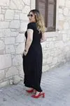 RENKTE SİYAH ŞALVAR ELBİSE