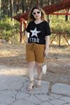 RENKTE ESNEK ŞORTLU TABA TAKIM