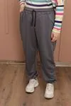 RENKTE BATTAL JOGGER KESİM ANTRASİT EŞOFMAN ALTI
