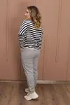 RENKTE JOGGER GRİ EŞOFMAN ALTI