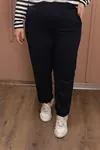 RENKTE DUBLE PAÇA LACİVERT EŞOFMAN ALTI