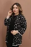RENKTE GENİŞ KESİM DESENLİ VİSKON HIRKA&CEKET