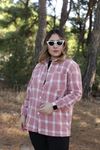 RENKTE ÇİFT CEPLİ DESENLİ ODUNCU GÖMLEK