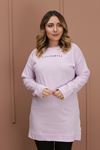 RENKTE YAZILI LİLA TUNİK&BLUZ