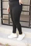RENKTE ARKASI CEPLİ TOPARLAYICI SİYAH ÇELİK TAYT