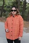 RENKTE GENİŞ KESİM DESENLİ GÖMLEK&CEKET