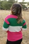 RENKTE DÜĞMELİ RENKLİ HIRKA