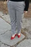 RENKTE EKOSE ÇELİK PANTOLON