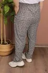 RENKTE BATTAL DESENLİ SÜET PANTOLON